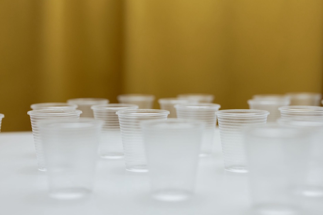 Vasos plásticos para eventos