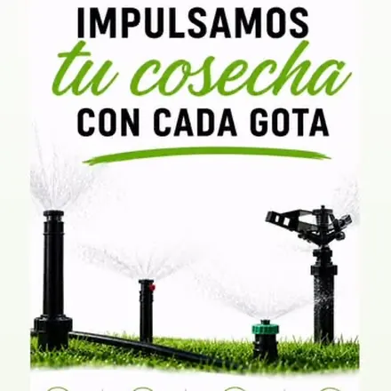 Publicación de Matías Garden: «Impulsamos tu cosecha con cada gota»